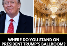 Trump Says Construction On New WH Ballroom Ahead Of Schedule