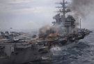 USS Abraham Lincoln Naval Giant Under Attack, at least 3 soldiers…